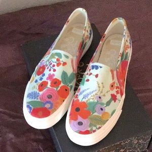 Rifle Paper Co/Keds Double Decker canvas floral